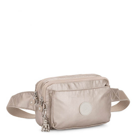 Plecaki Kipling Abanu Multi Metallic Convertible Crossbody Bag Beżowe | PL 1178HA